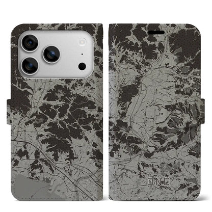 【小野（兵庫県）】地図柄iPhoneケース（手帳タイプ）