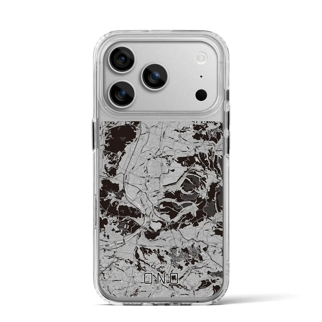 【小野（兵庫県）】地図柄iPhoneケース（MagSafeタイプ）