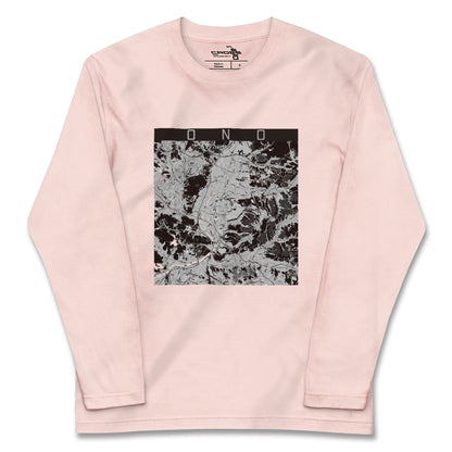 【小野（兵庫県）】地図柄ロングスリーブTシャツ