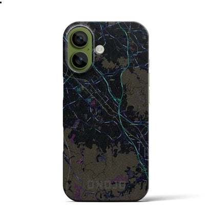 【大野城（福岡県）】地図柄iPhoneケース（バックカバータイプ）