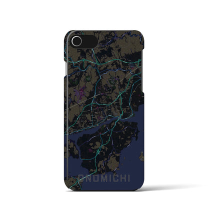 【尾道（広島県）】地図柄iPhoneケース（バックカバータイプ）