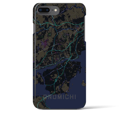 【尾道（広島県）】地図柄iPhoneケース（バックカバータイプ）