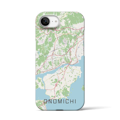 【尾道（広島県）】地図柄iPhoneケース（バックカバータイプ）