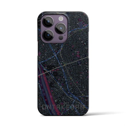 【御嶽山（東京都）】地図柄iPhoneケース（バックカバータイプ）