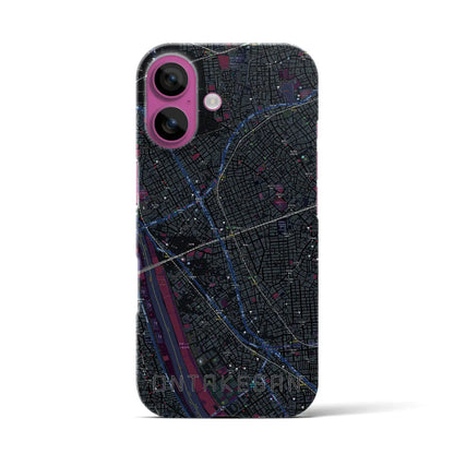 【御嶽山（東京都）】地図柄iPhoneケース（バックカバータイプ）