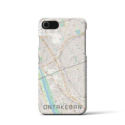 【御嶽山（東京都）】地図柄iPhoneケース（バックカバータイプ）