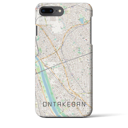 【御嶽山（東京都）】地図柄iPhoneケース（バックカバータイプ）