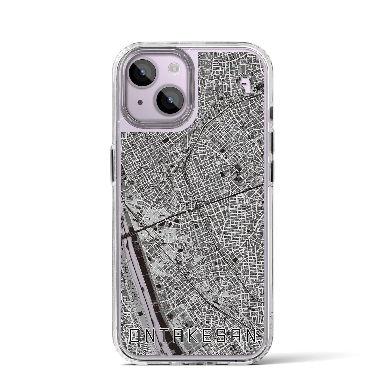【御嶽山（東京都）】地図柄iPhoneケース（MagSafeタイプ）