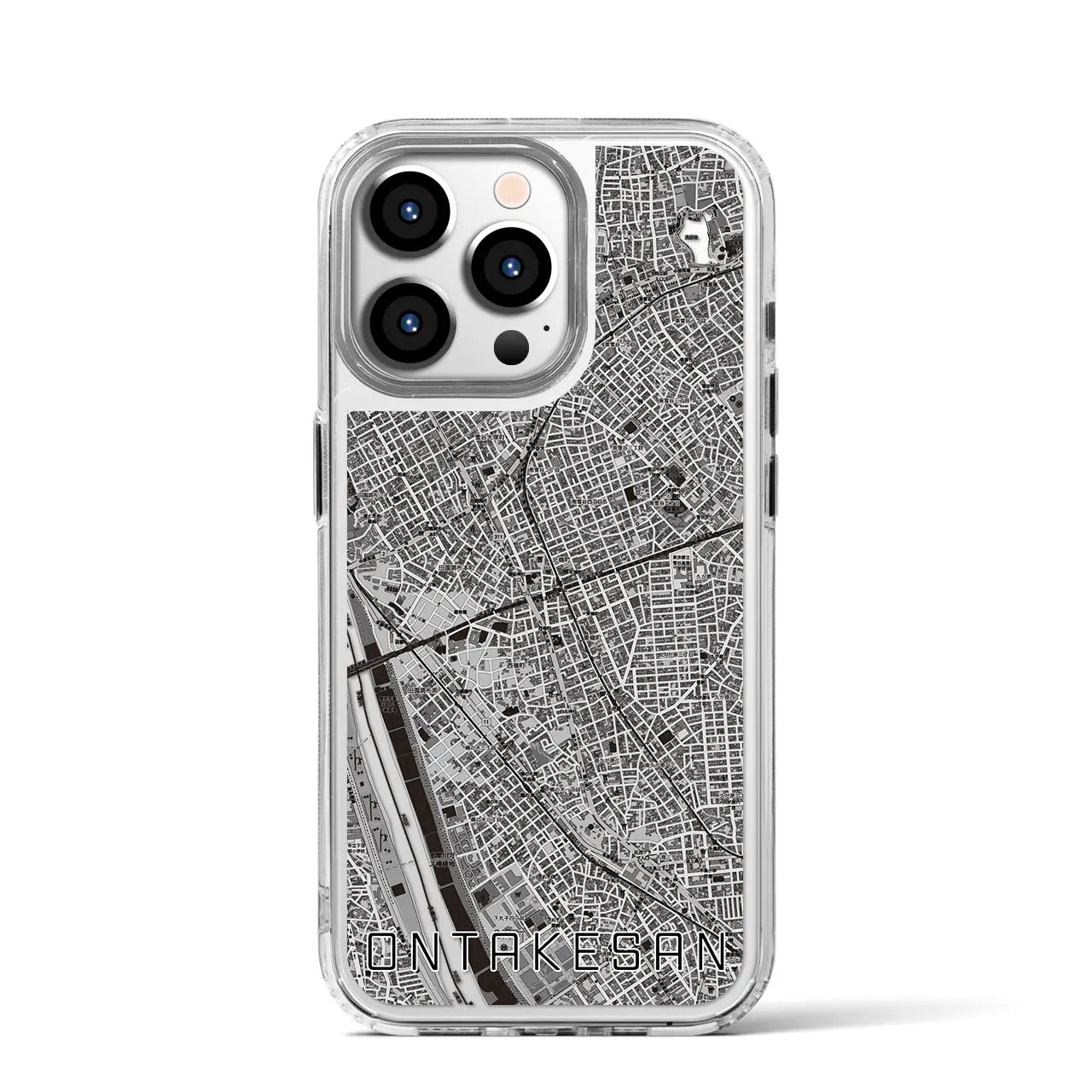 【御嶽山（東京都）】地図柄iPhoneケース（MagSafeタイプ）