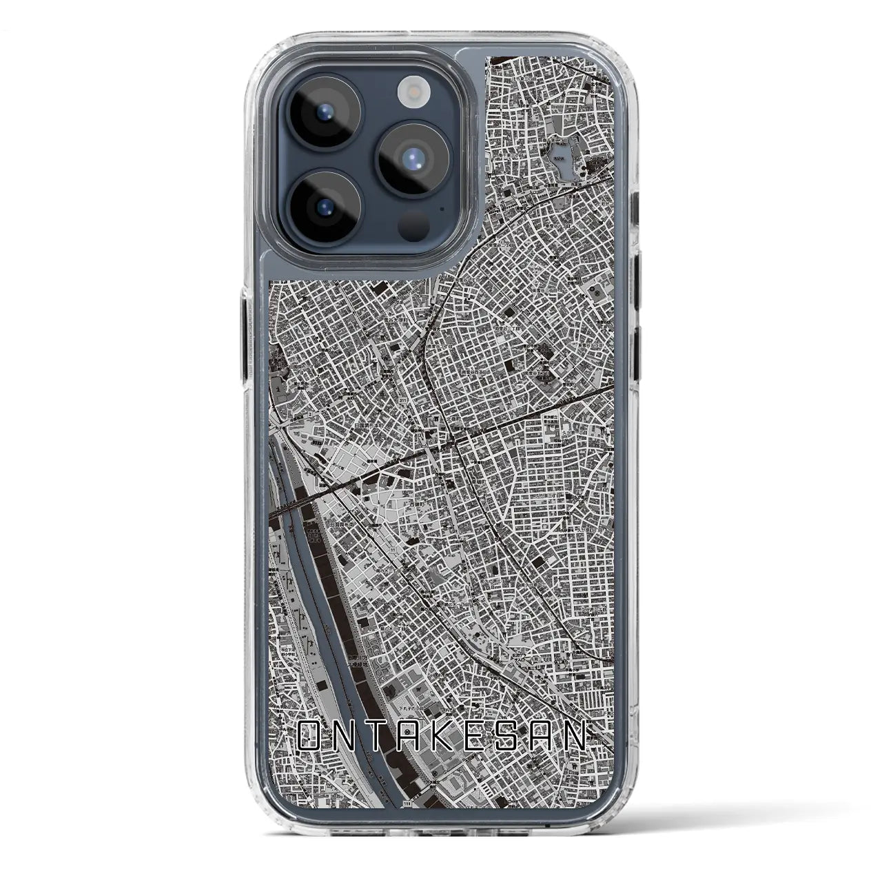 【御嶽山（東京都）】地図柄iPhoneケース（MagSafeタイプ）