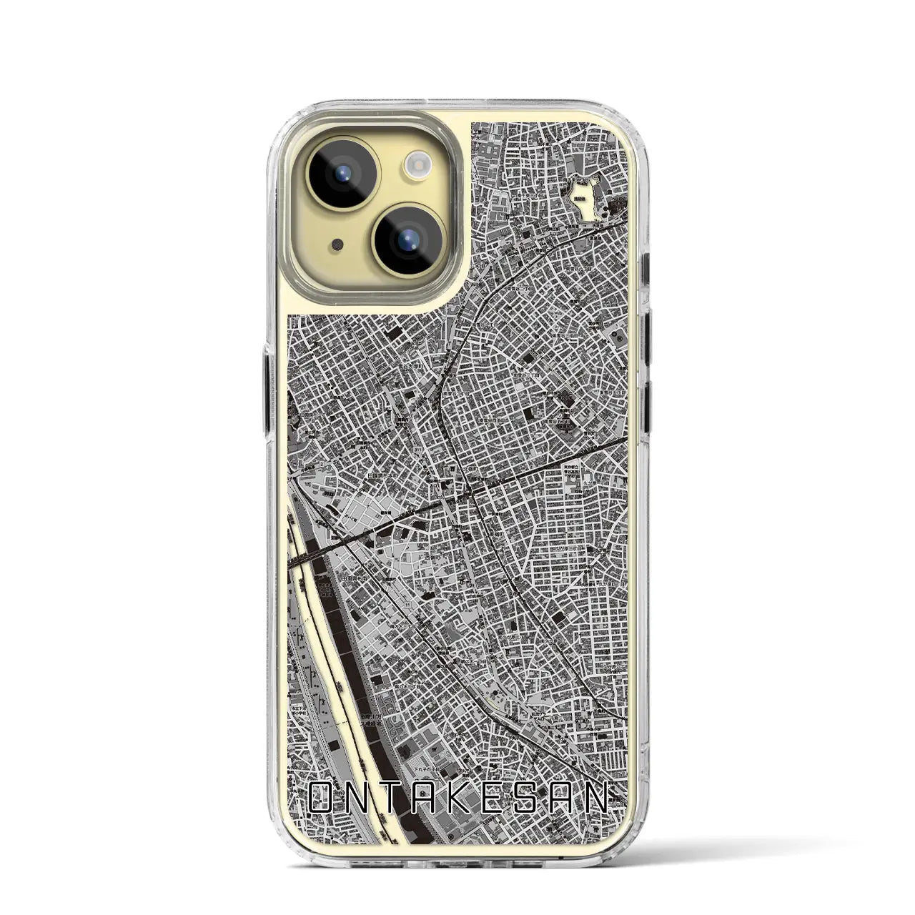 【御嶽山（東京都）】地図柄iPhoneケース（MagSafeタイプ）