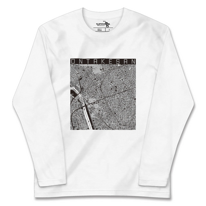 【御嶽山（東京都）】地図柄ロングスリーブTシャツ
