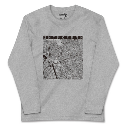 【御嶽山（東京都）】地図柄ロングスリーブTシャツ