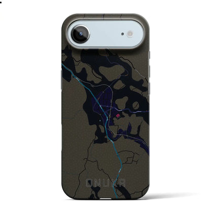 【小奴可（広島県）】地図柄iPhoneケース（バックカバータイプ）