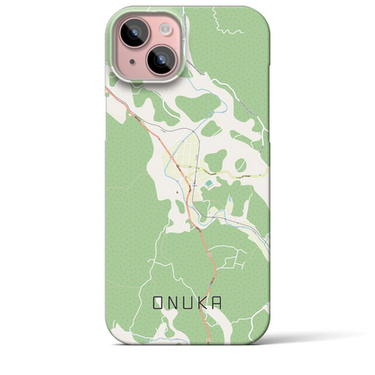 【小奴可（広島県）】地図柄iPhoneケース（バックカバータイプ）