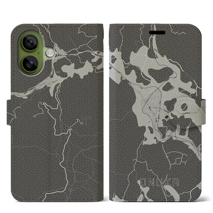 【小奴可（広島県）】地図柄iPhoneケース（手帳タイプ）