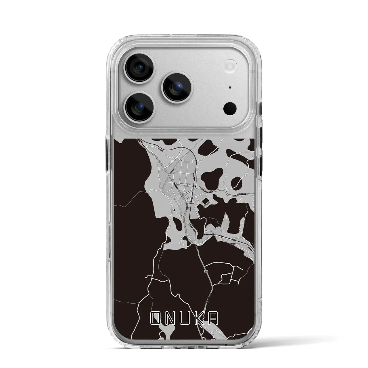 【小奴可（広島県）】地図柄iPhoneケース（MagSafeタイプ）