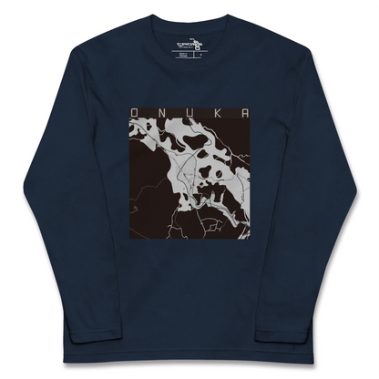 【小奴可（広島県）】地図柄ロングスリーブTシャツ