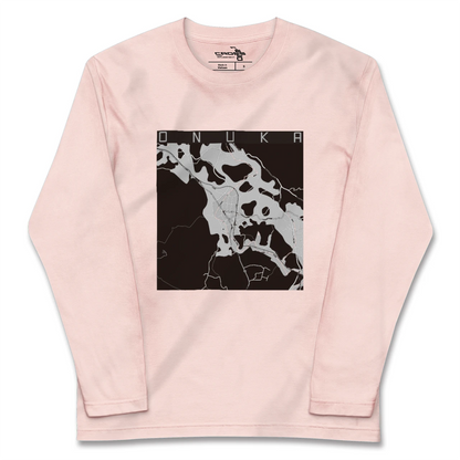 【小奴可（広島県）】地図柄ロングスリーブTシャツ