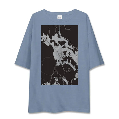 【小奴可（広島県）】地図柄ビッグシルエットTシャツ