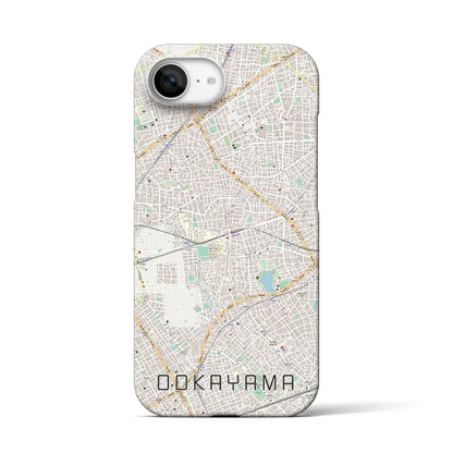 【大岡山（東京都）】地図柄iPhoneケース（バックカバータイプ）