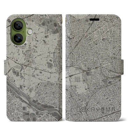 【大岡山（東京都）】地図柄iPhoneケース（手帳タイプ）