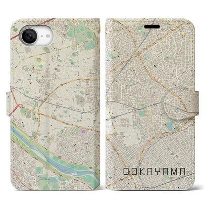 【大岡山（東京都）】地図柄iPhoneケース（手帳タイプ）