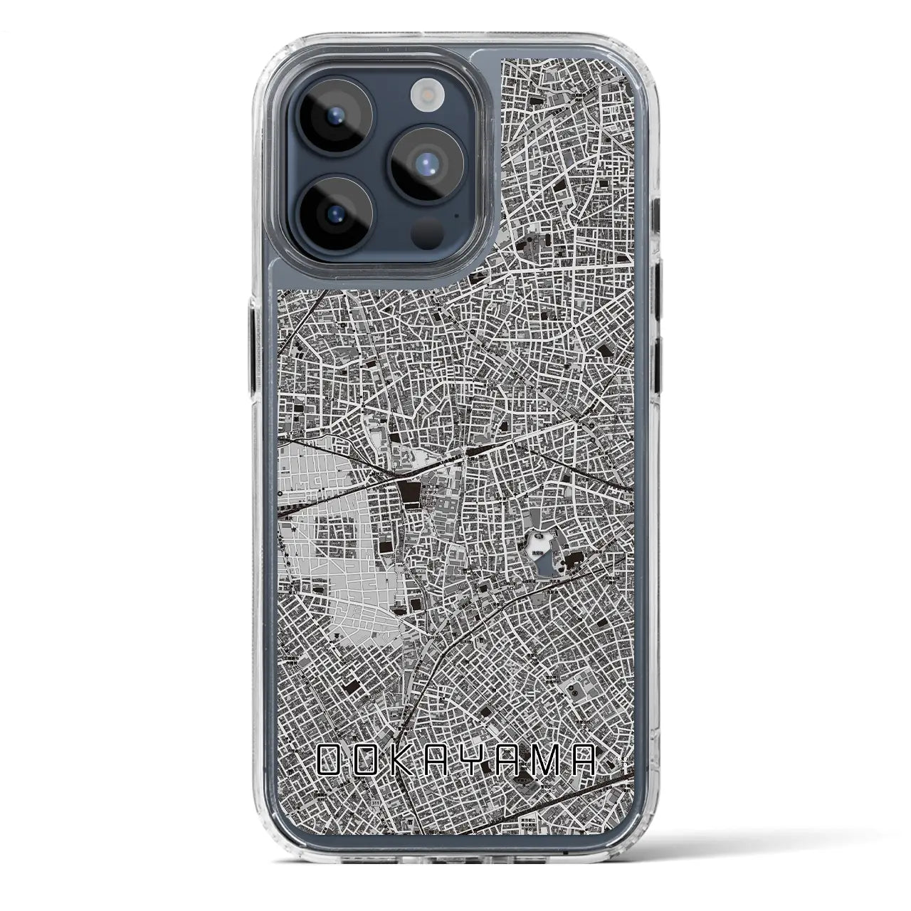 【大岡山（東京都）】地図柄iPhoneケース（MagSafeタイプ）