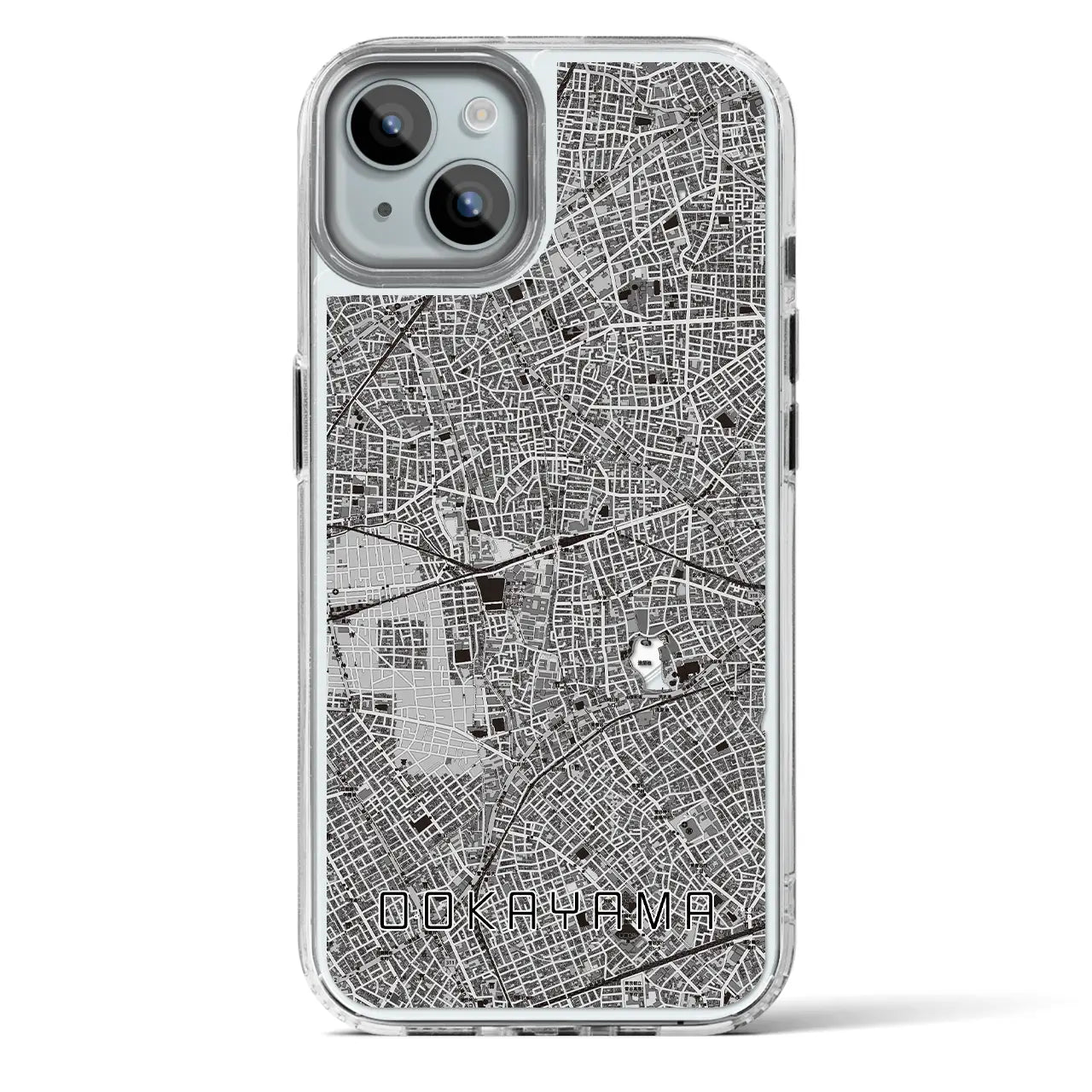 【大岡山（東京都）】地図柄iPhoneケース（MagSafeタイプ）