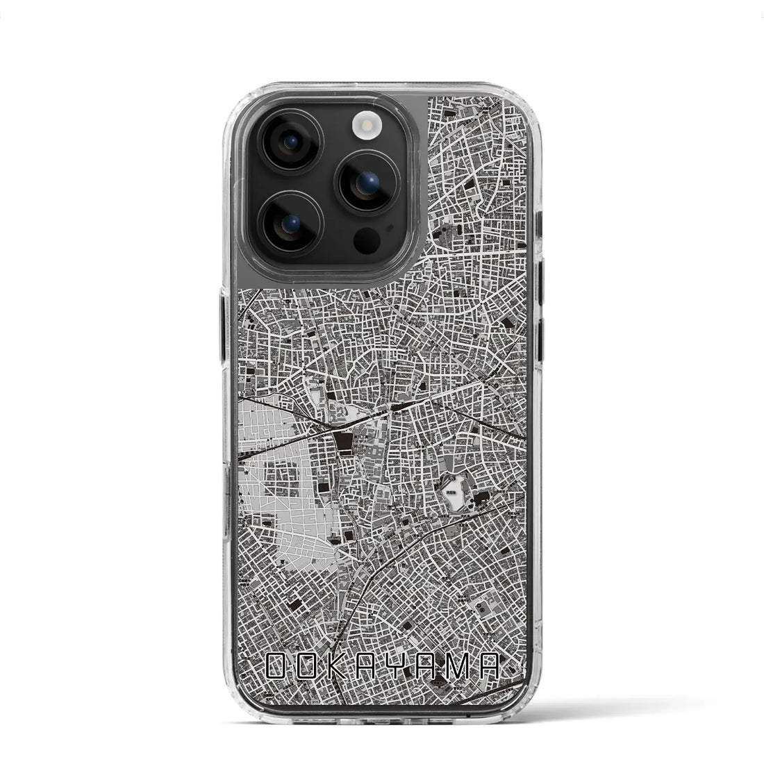 【大岡山(東京都)】地図柄iPhoneケース(MagSafeタイプ)