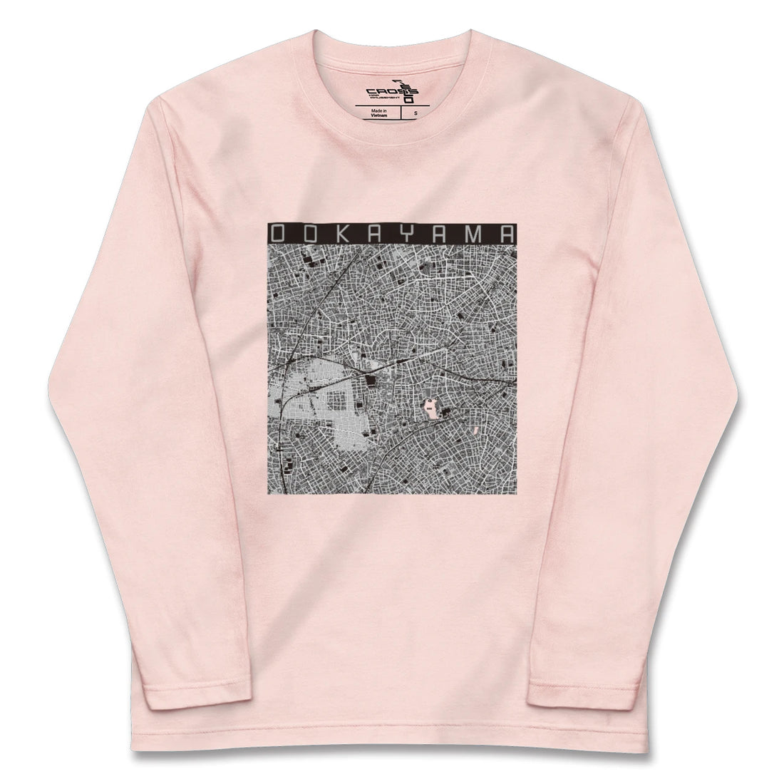 【大岡山（東京都）】地図柄ロングスリーブTシャツ