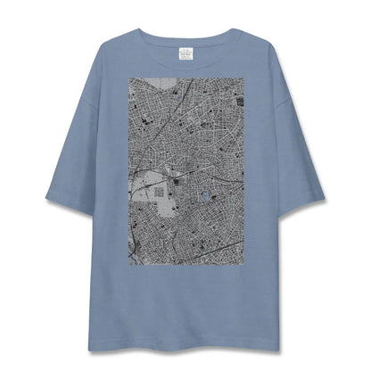 【大岡山（東京都）】地図柄ビッグシルエットTシャツ