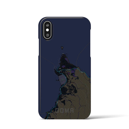 【大間（青森県）】地図柄iPhoneケース（バックカバータイプ）