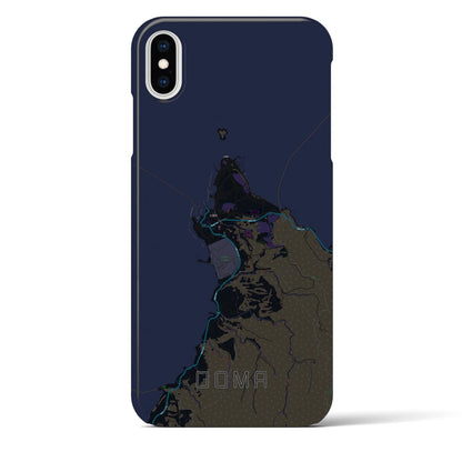 【大間（青森県）】地図柄iPhoneケース（バックカバータイプ）