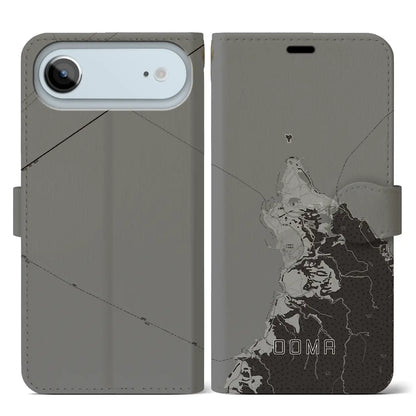 【大間（青森県）】地図柄iPhoneケース（手帳タイプ）