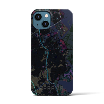 【追浜（神奈川県）】地図柄iPhoneケース（バックカバータイプ）