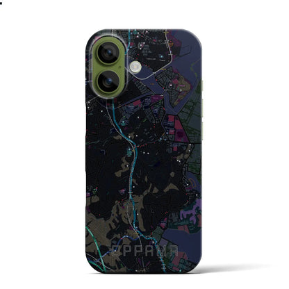 【追浜（神奈川県）】地図柄iPhoneケース（バックカバータイプ）