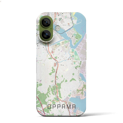 【追浜（神奈川県）】地図柄iPhoneケース（バックカバータイプ）