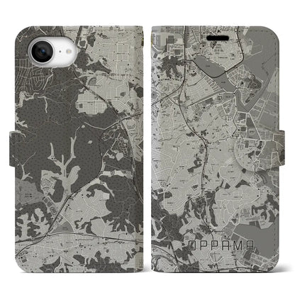 【追浜（神奈川県）】地図柄iPhoneケース（手帳タイプ）