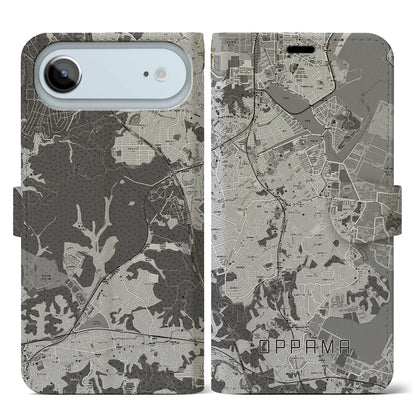 【追浜（神奈川県）】地図柄iPhoneケース（手帳タイプ）