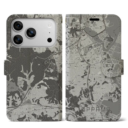 【追浜（神奈川県）】地図柄iPhoneケース（手帳タイプ）