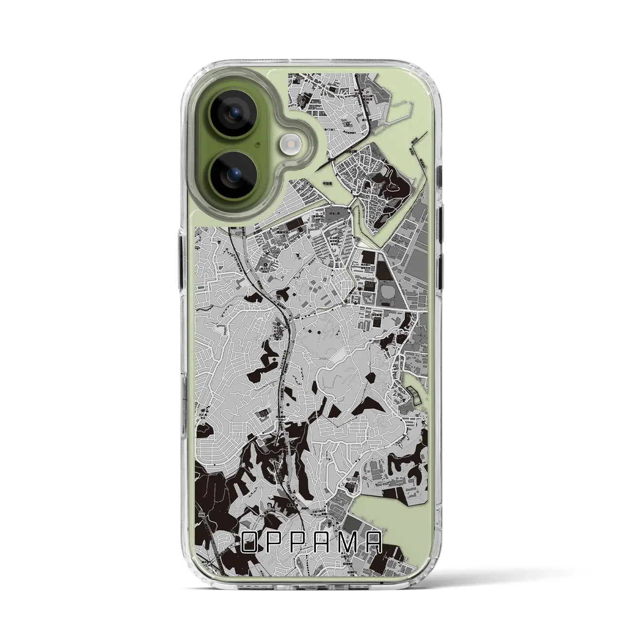 【追浜（神奈川県）】地図柄iPhoneケース（MagSafeタイプ）