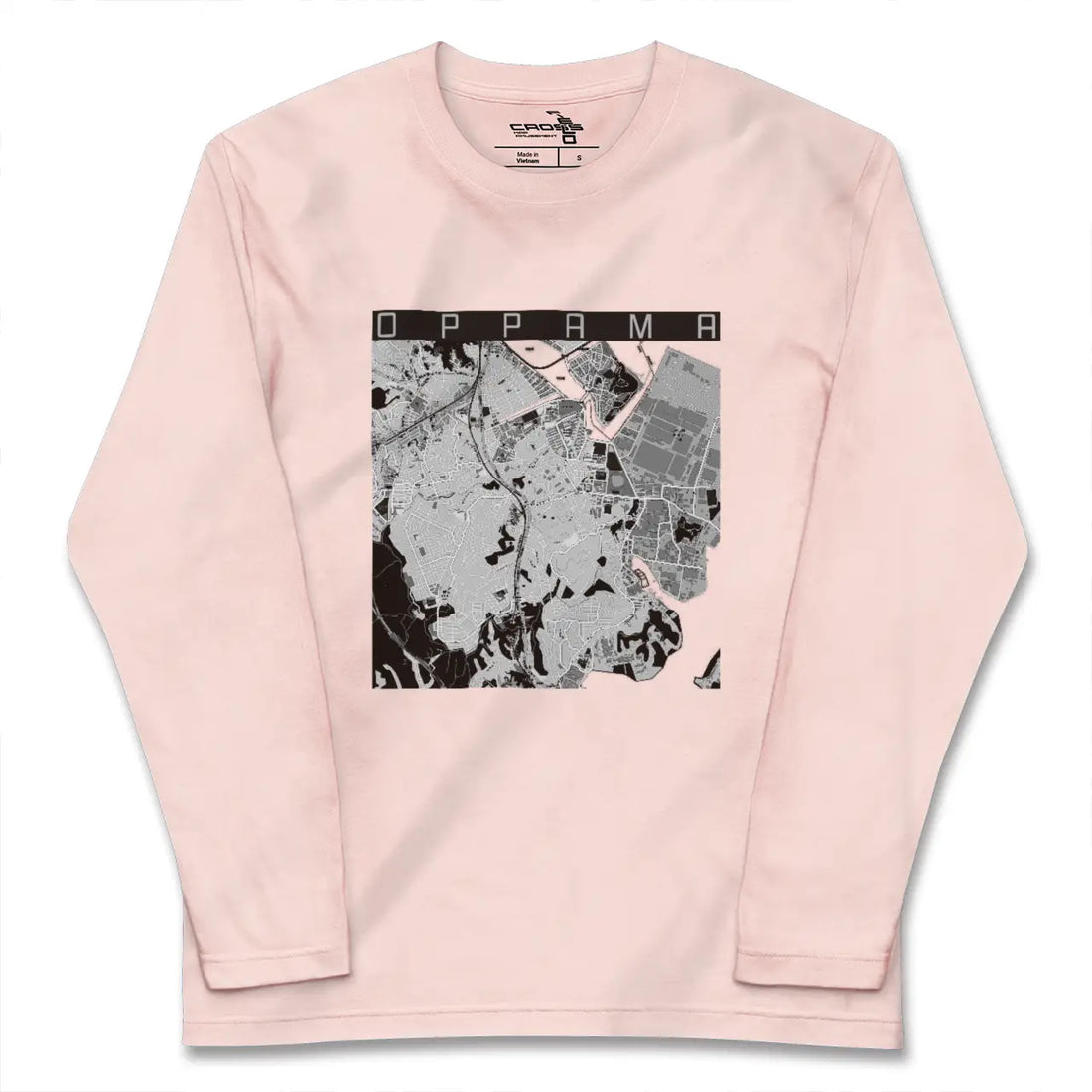 【追浜（神奈川県）】地図柄ロングスリーブTシャツ