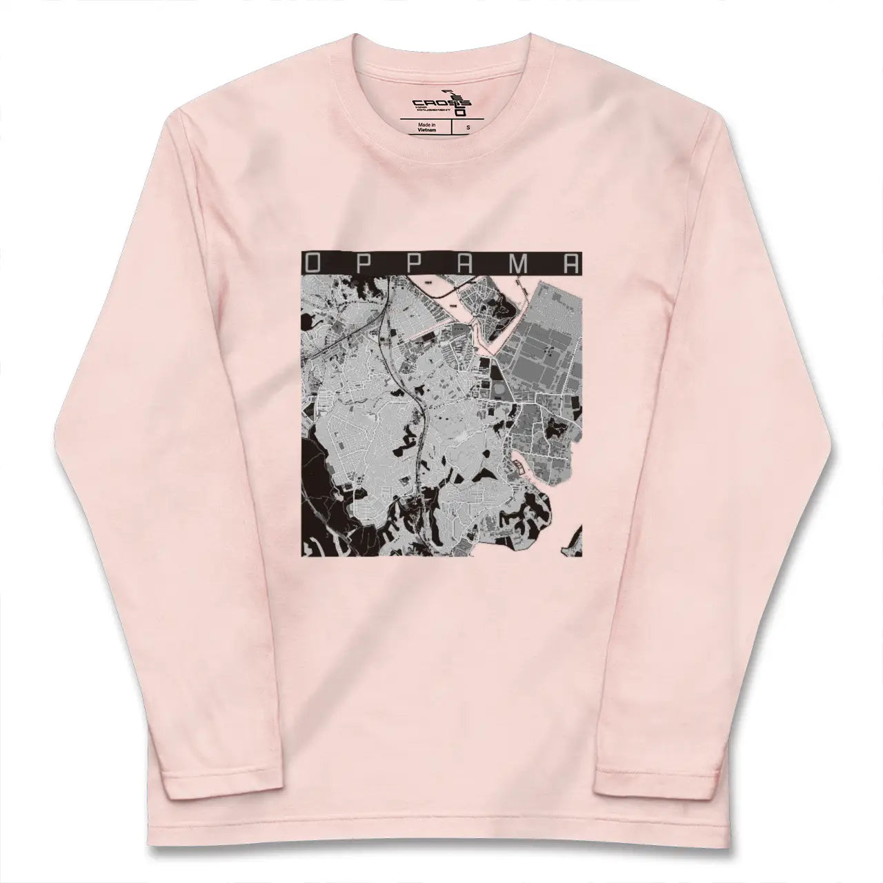 【追浜（神奈川県）】地図柄ロングスリーブTシャツ