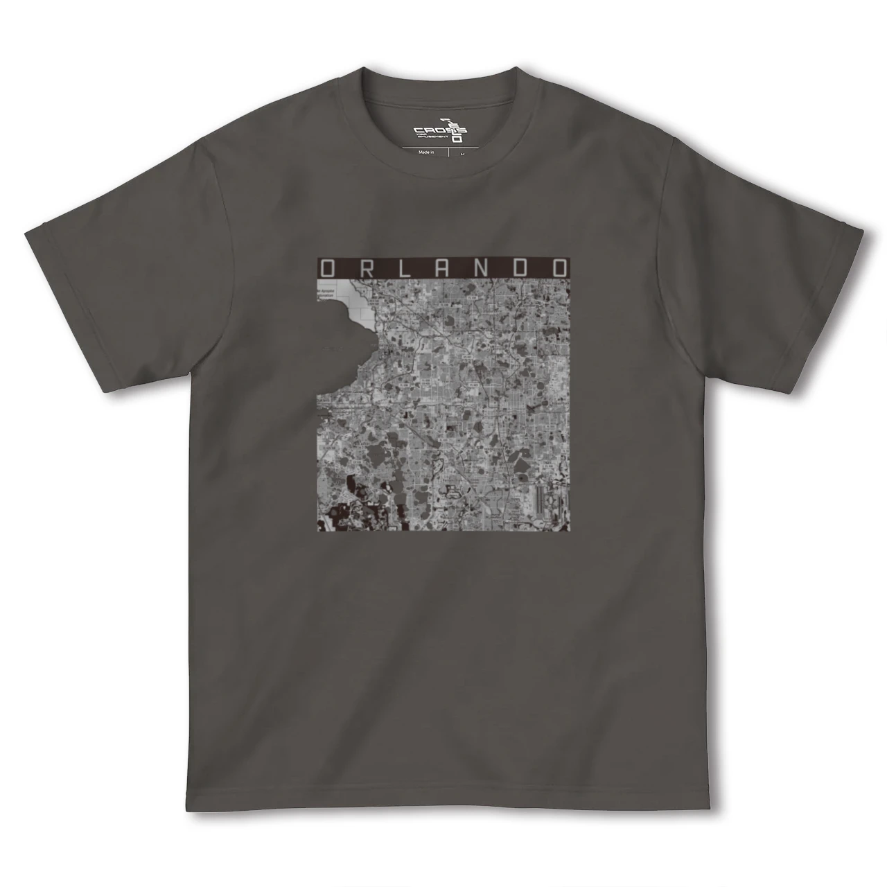 【オーランド（アメリカ）】地図柄ヘビーウェイトTシャツ