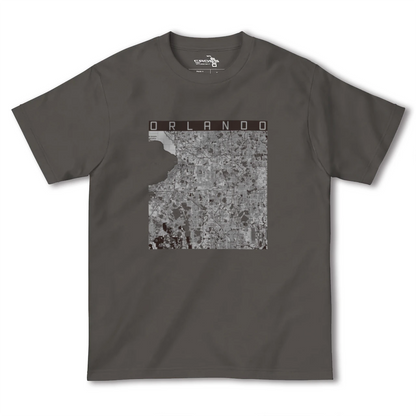 【オーランド（アメリカ）】地図柄ヘビーウェイトTシャツ
