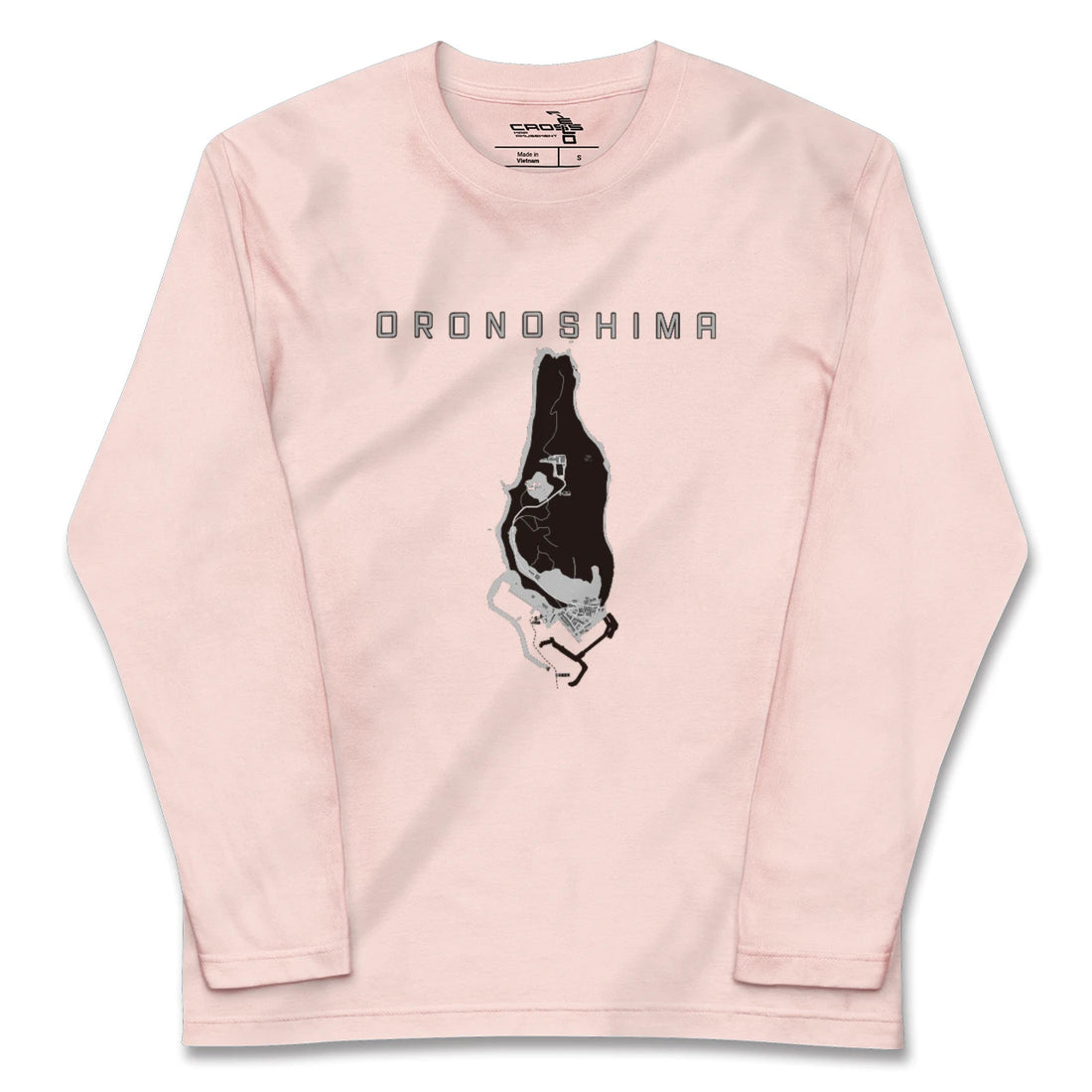 【小呂島（福岡県）】地図柄ロングスリーブTシャツ