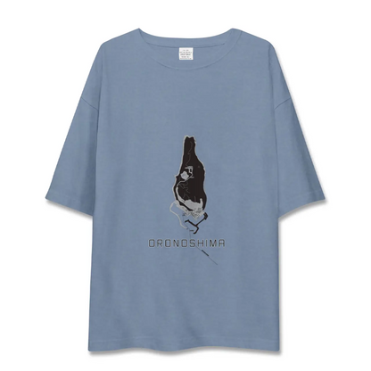 【小呂島（福岡県）】地図柄ビッグシルエットTシャツ