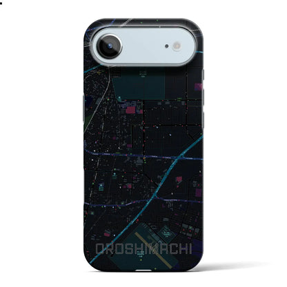 【卸町（宮城県）】地図柄iPhoneケース（バックカバータイプ）