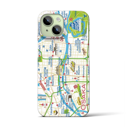 【大阪】イラストマップiPhoneケース（バックカバータイプ）